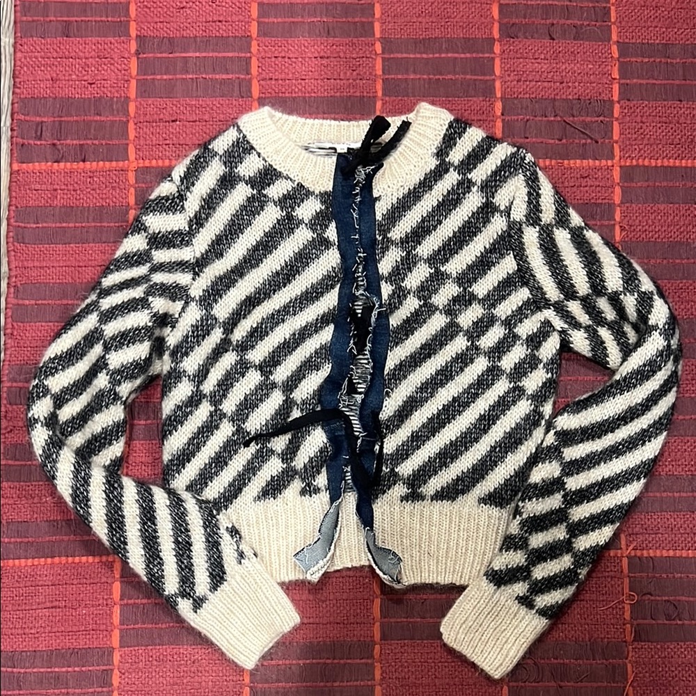 Striped Black and White Sweater